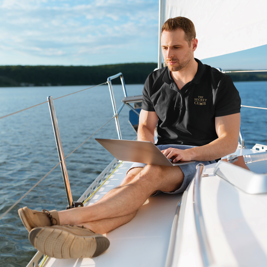 The Secret Club Stylish Men's Sport Polo Shirt